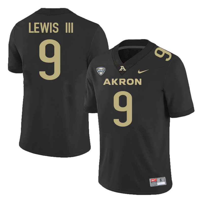 Paul Lewis III Akron Zips Jersey,University Of Akron #9 Paul Lewis III Jersey Youth-Black